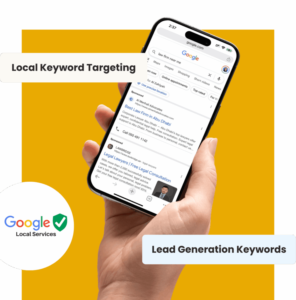google local service ads marketing for law firms