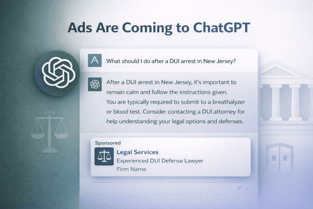 ChatGPT Ads Are Here: What Law Firms Need to Know About Advertising in AI Search