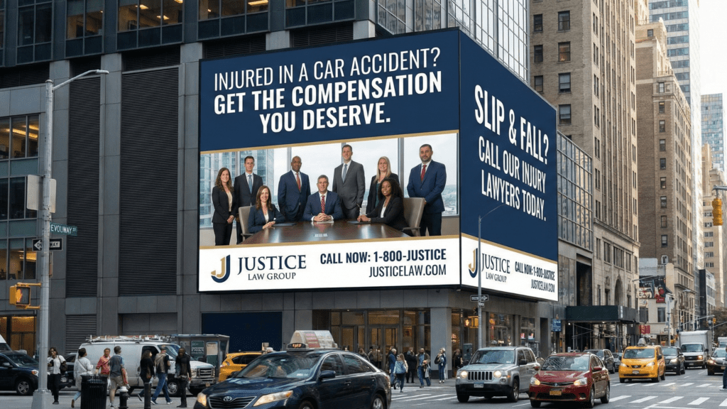 Digital Billboard Designs for Law Firms
